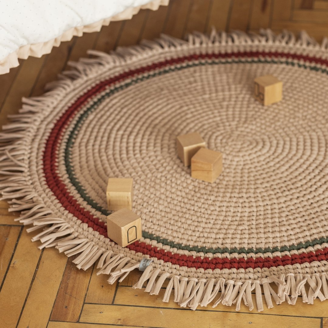 FRIDGED ANZY HAND-WOVEN PATTERNED AREA RUG - The Modern Heritage