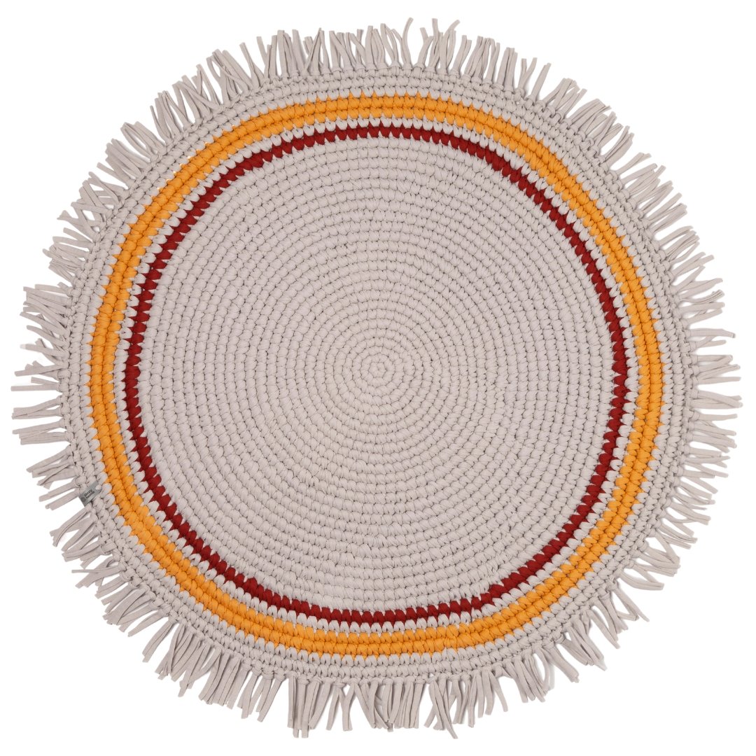 FRIDGED ANZY HAND-WOVEN PATTERNED AREA RUG - The Modern Heritage